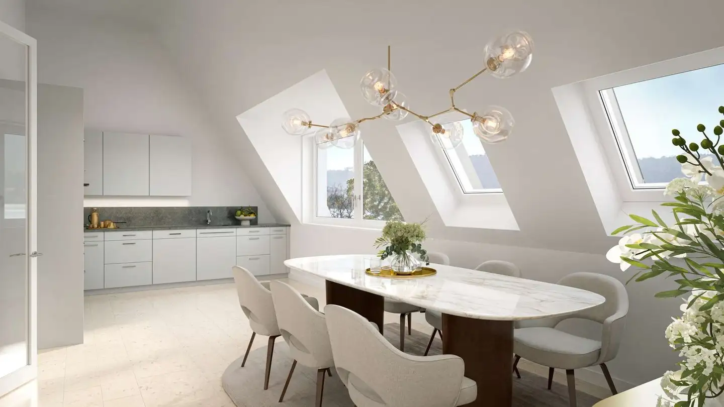 Dachgeschosswohnung mieten - Horneggstrasse 4, 8008 Zürich