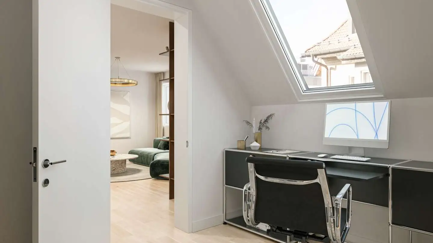 Dachgeschosswohnung mieten - Horneggstrasse 4, 8008 Zürich - Foto 2