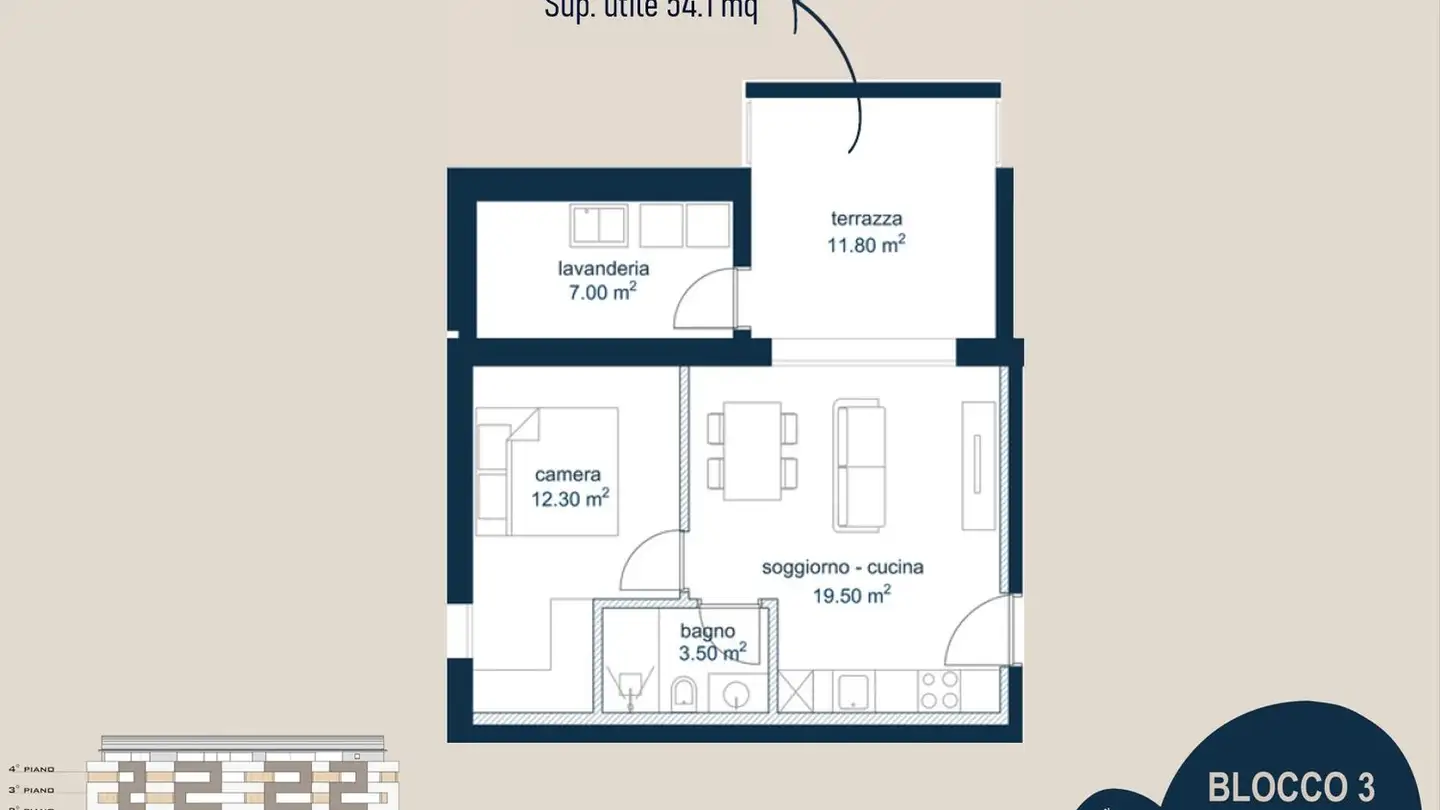 Wohnung mieten - Via Quinta 37, 6710 Biasca - Foto 3