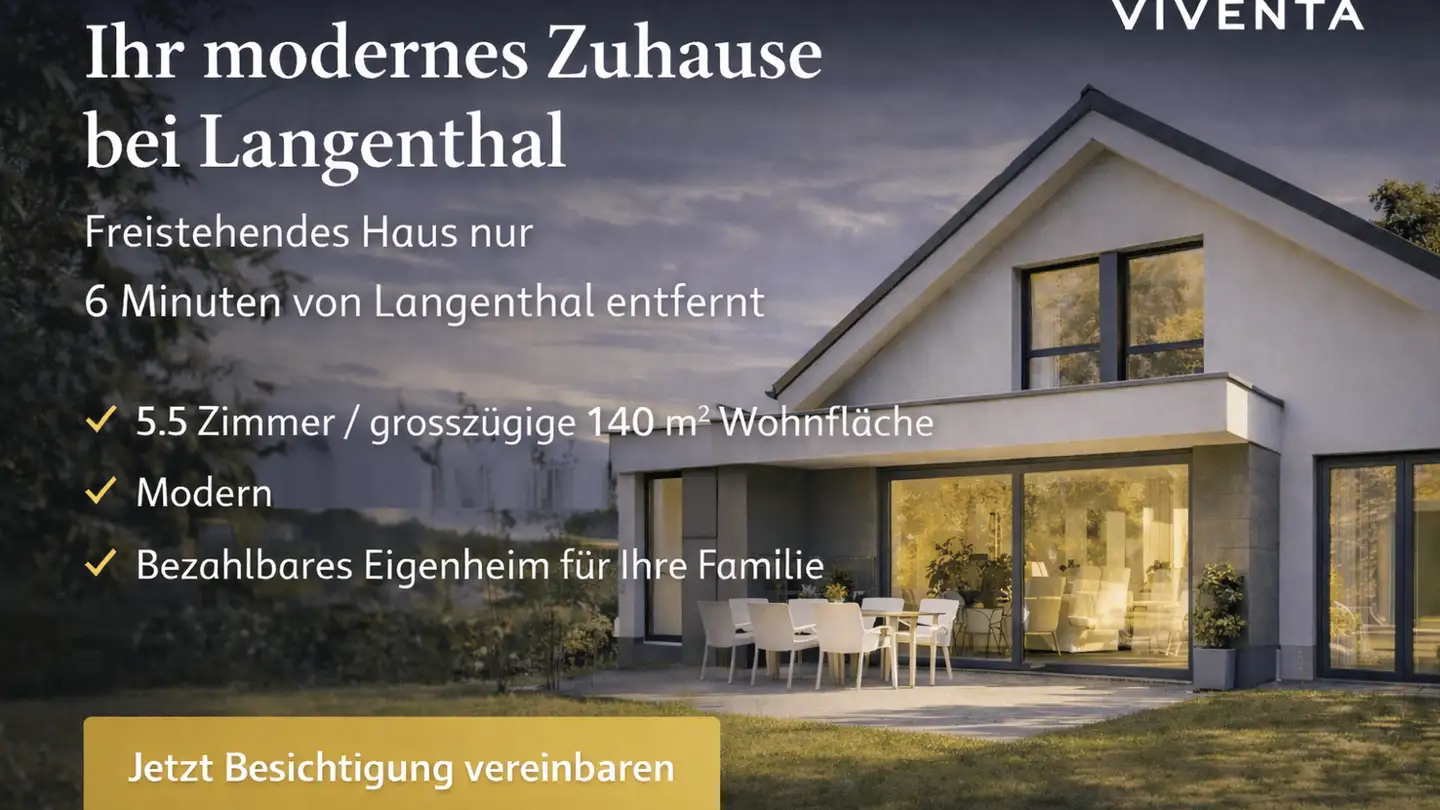 Maison individuelle à vendre - 4900 Langenthal