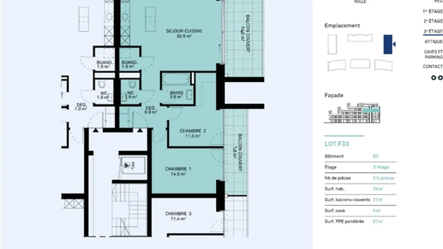 Apartment for sale - 1180 Rolle - Photo 2