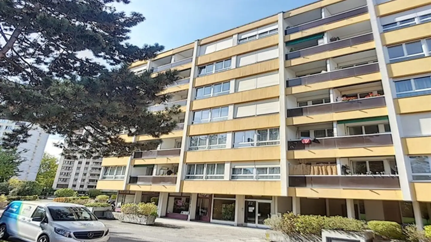 Place de parking extérieure à louer - Promenade Des Champs-Fréchets 22, 1217 Meyrin