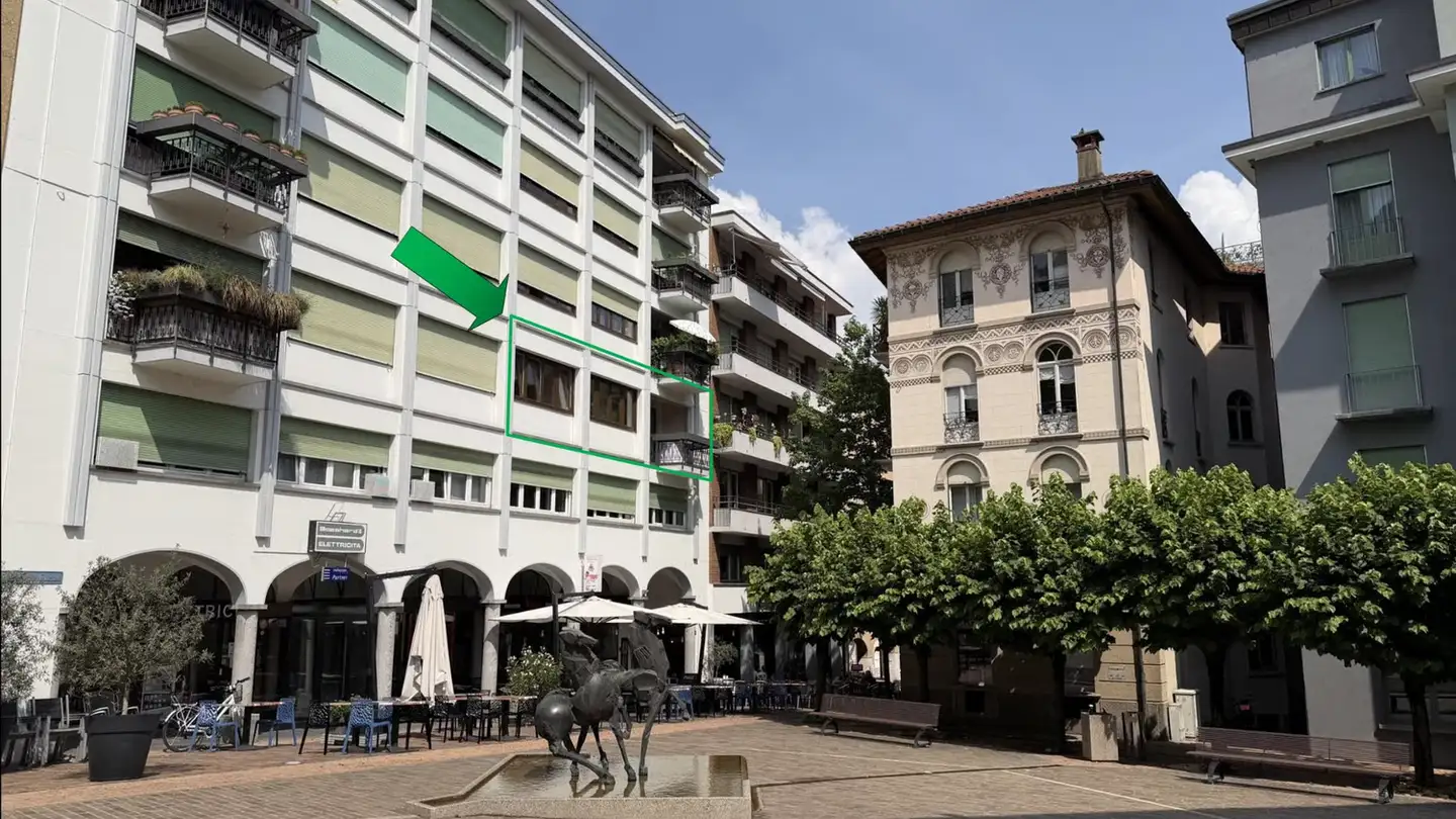 Wohnung mieten - Via Generale Guisan 16, 6900 Paradiso