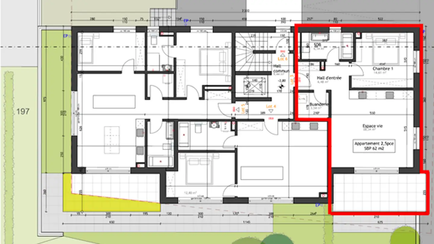 Appartamento in affitto - Route De Chamblioux 21, 1763 Granges-Paccot - Photo 3