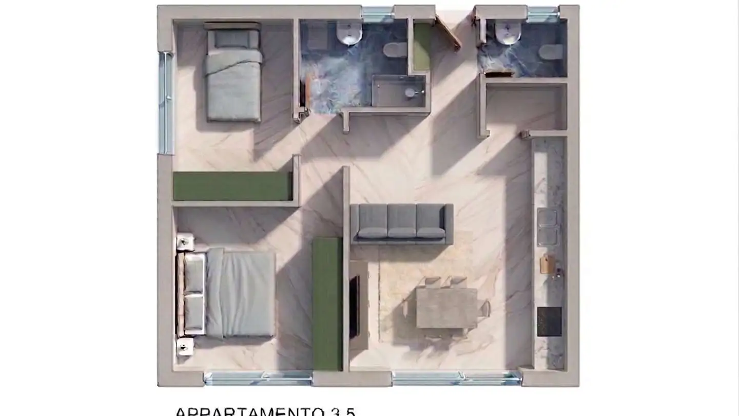 Appartamento in vendita - Via Camon 9, 6556 Leggia