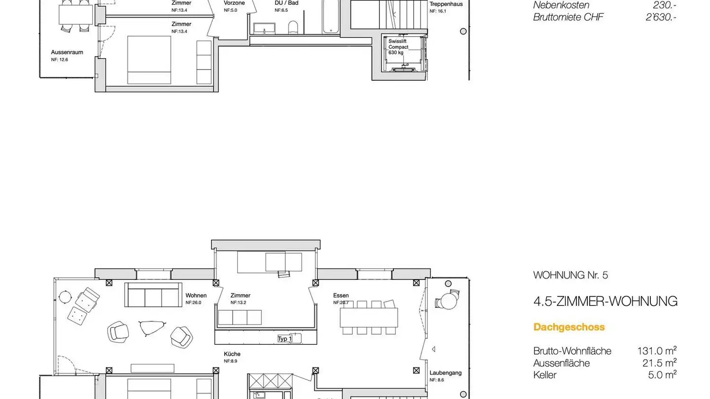 Attico in affitto - Bergweg 44, 3912 Termen - Photo 4