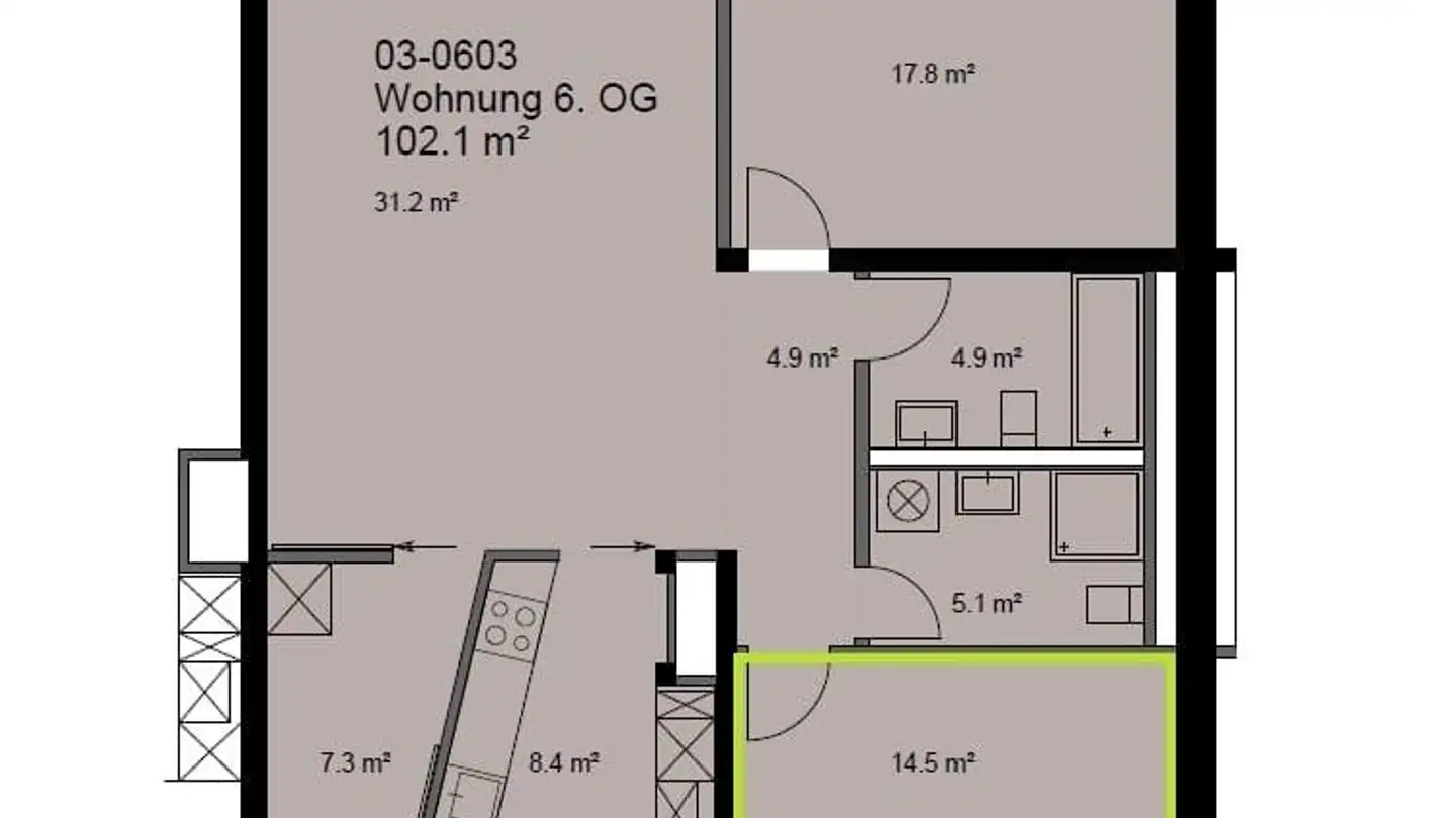 Single room for rent - Ruedi-Walter-Strasse, 8050 Zürich - Photo 2