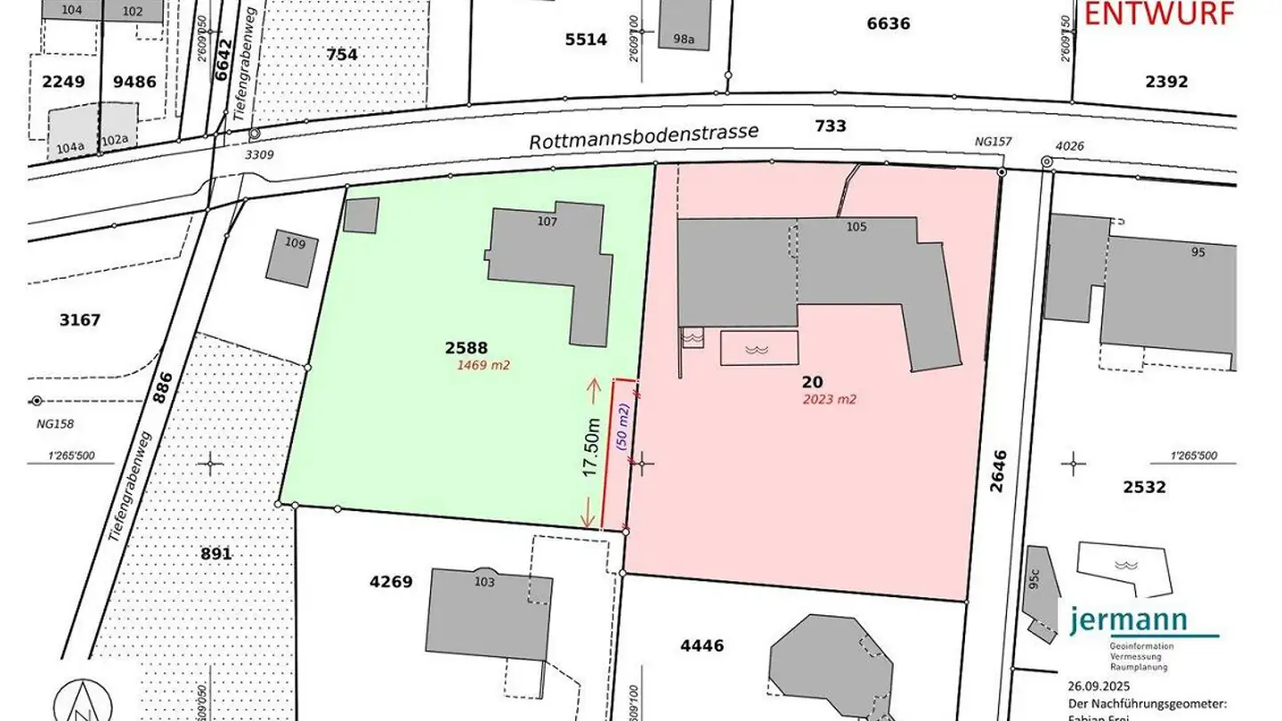 Terrain constructible à vendre - Rottmannsbodenstrasse 107, 4102 Binningen
