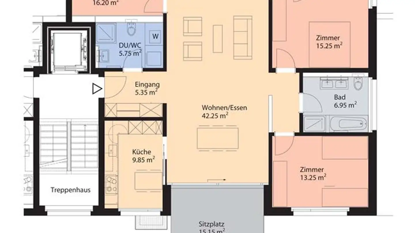 Wohnung mieten - Dorfstrasse 2e, 8835 Feusisberg - Foto 2