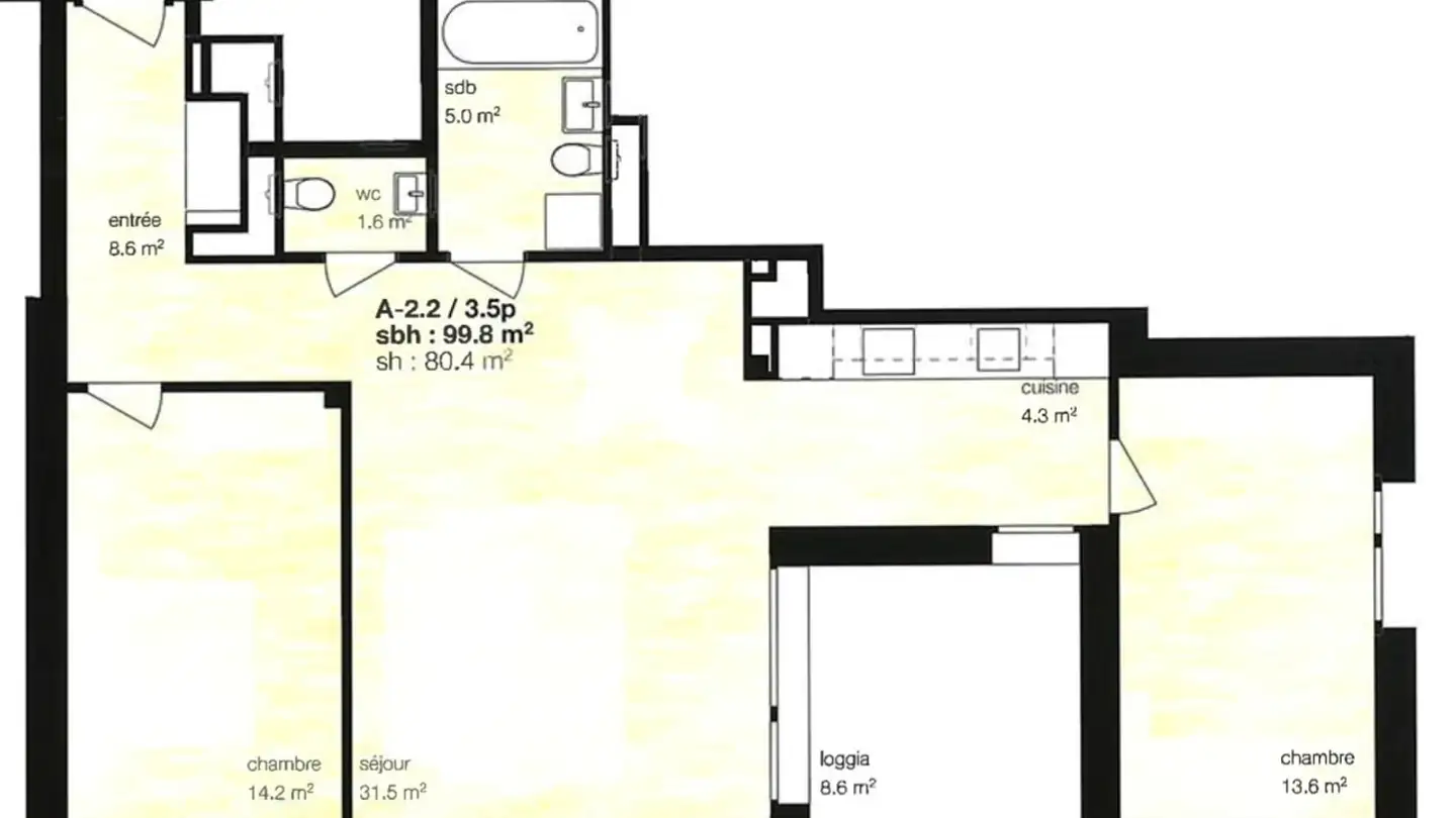 Appartement à louer - Rue Du Vorgyr, 3963 Montana - Photo 2