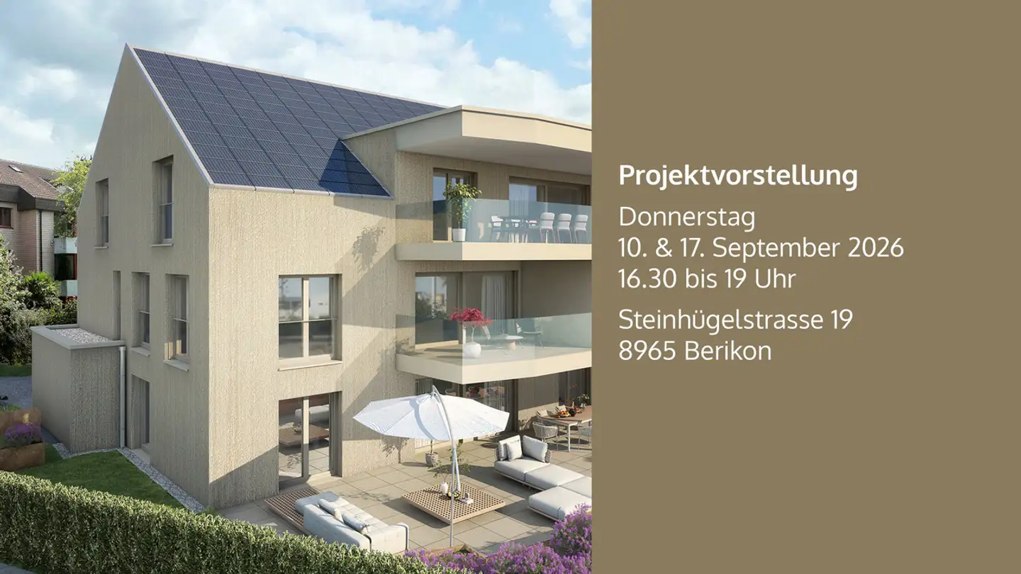 Apartment for sale - Steinhügelstrasse 19, 8965 Berikon