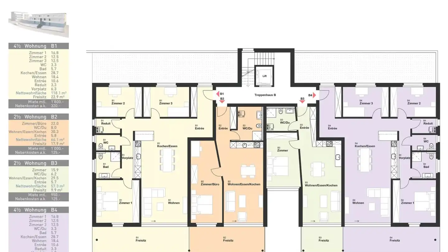 Appartement à louer - Büelstrasse 635, 4716 Welschenrohr - Photo 2