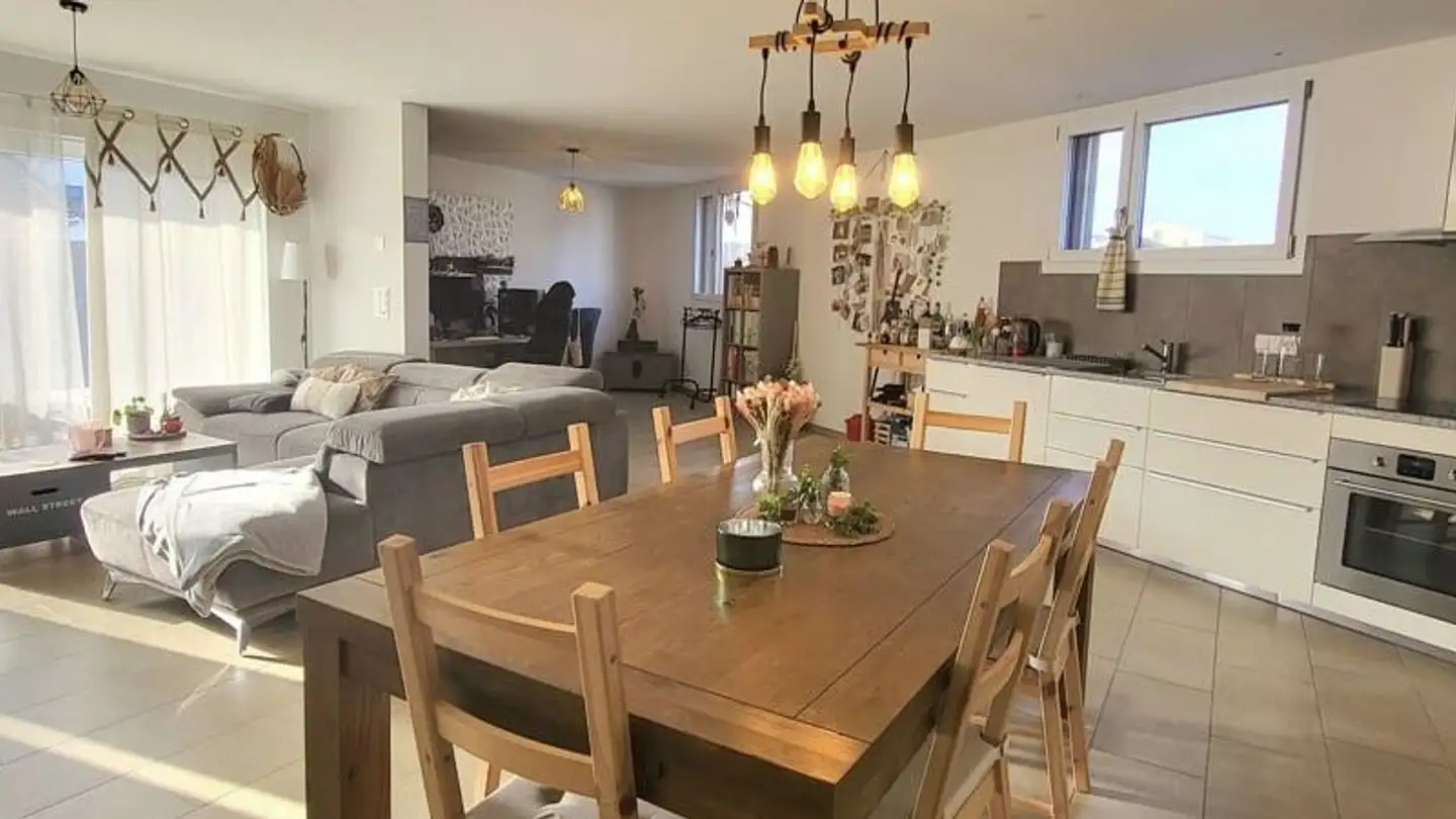 Wohnung mieten - Route Du Montilier 3, 1694 Villargiroud - Foto 2