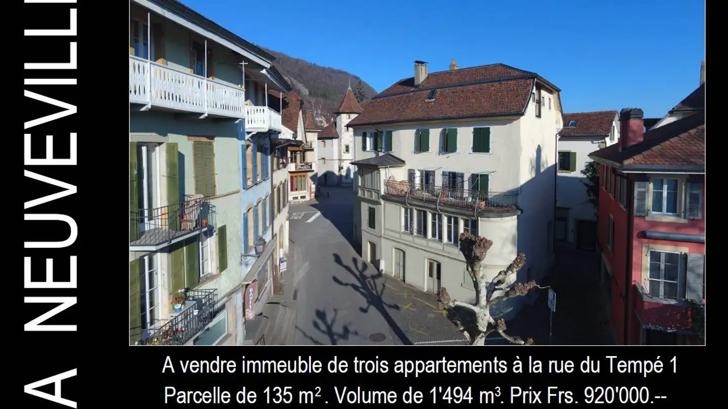 Residential building for sale - Rue Du Tempé 1, 2520 La Neuveville