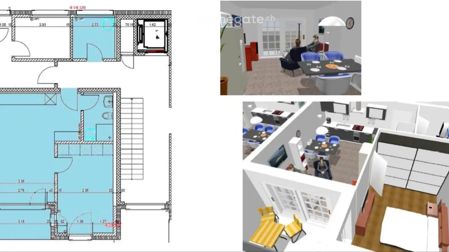 Wohnung mieten - Hauptstrasse 4, 9434 Au SG