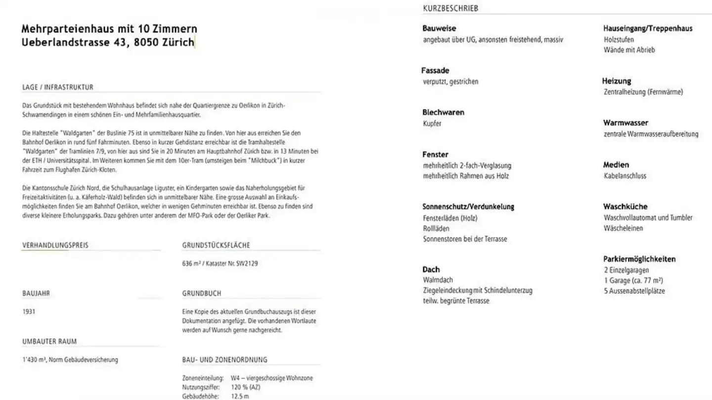 Maison individuelle à vendre - Ueberlandstrasse 43, 8050 Zürich - Photo 4