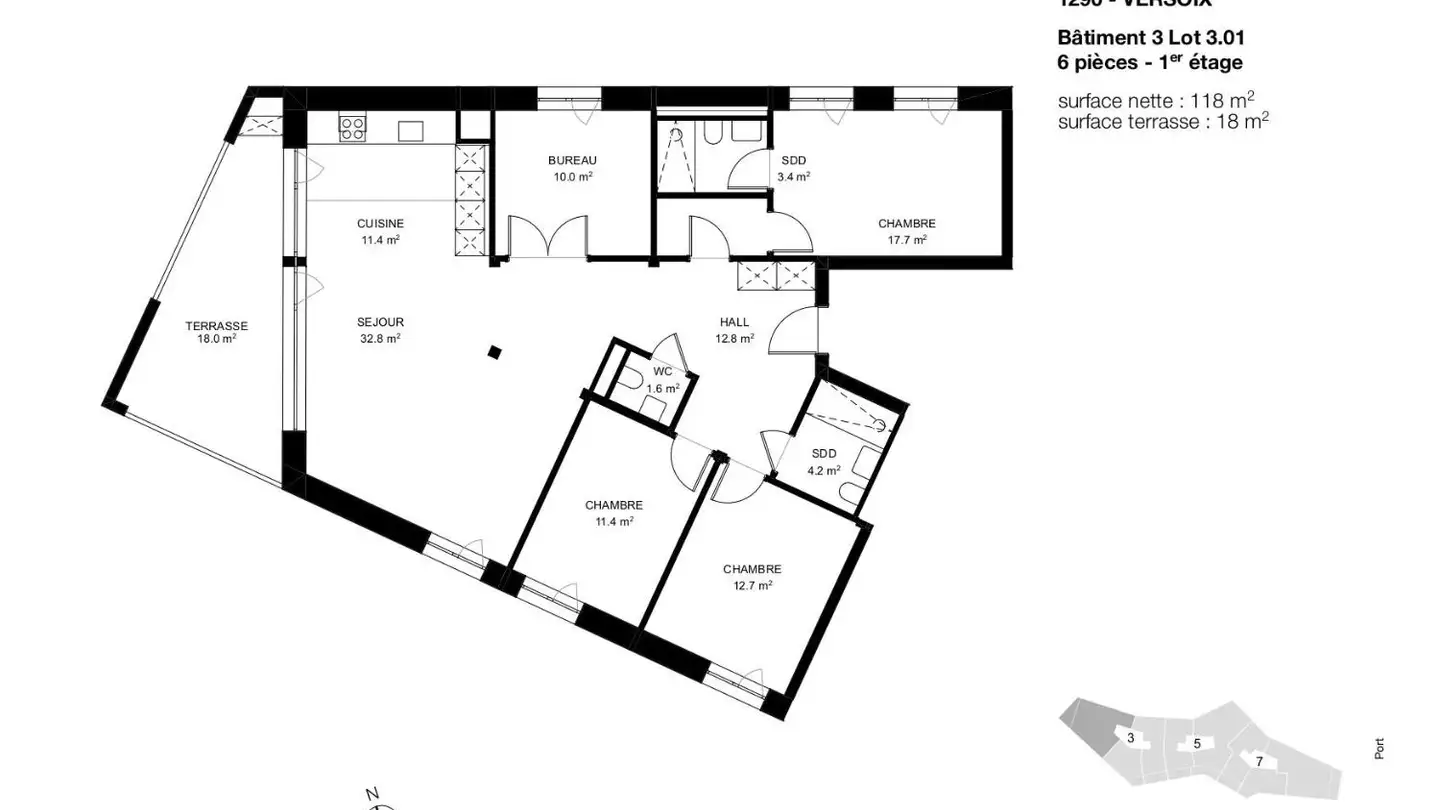 Appartement à louer - Chemin Isaac- Machard 3, 1290 Versoix - Photo 4