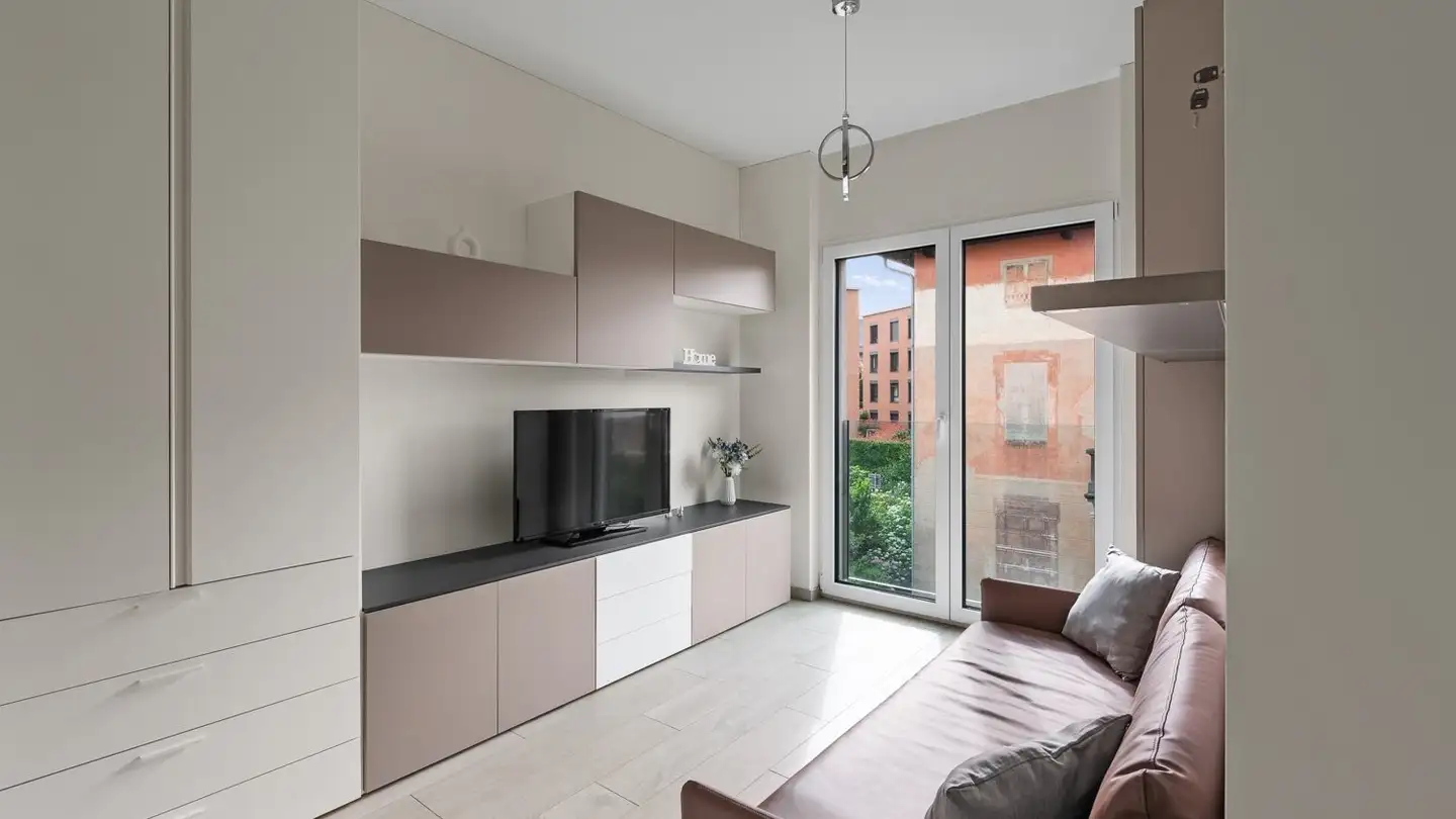 Appartement meublé à louer - Via Francesco Borromini 23, 6900 Lugano