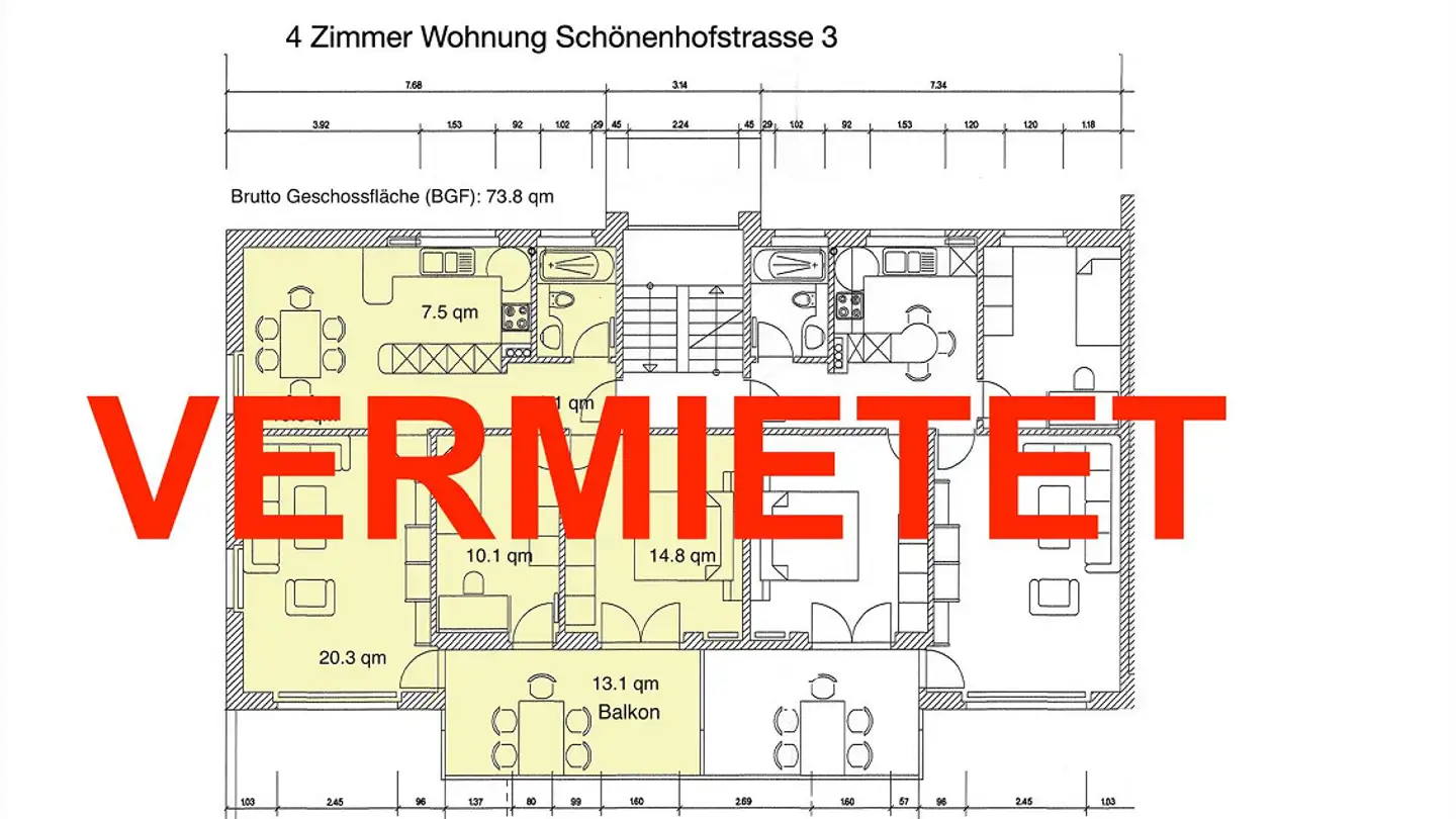 Apartment for rent - Schönenhofstrasse 3, 8500 Frauenfeld - Photo 4