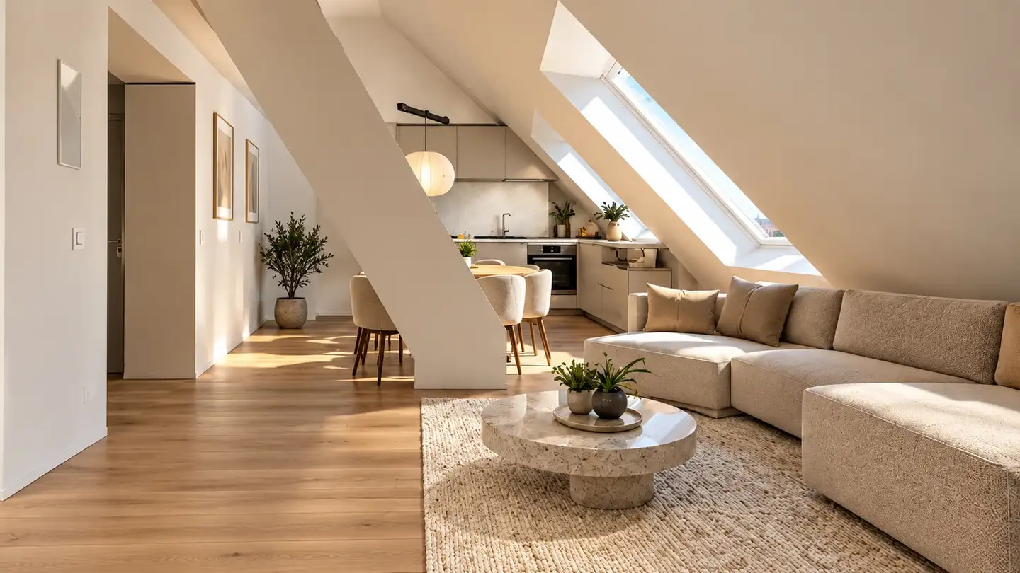 Dachgeschosswohnung mieten - Dornacherstrasse 246, 4053 Basel