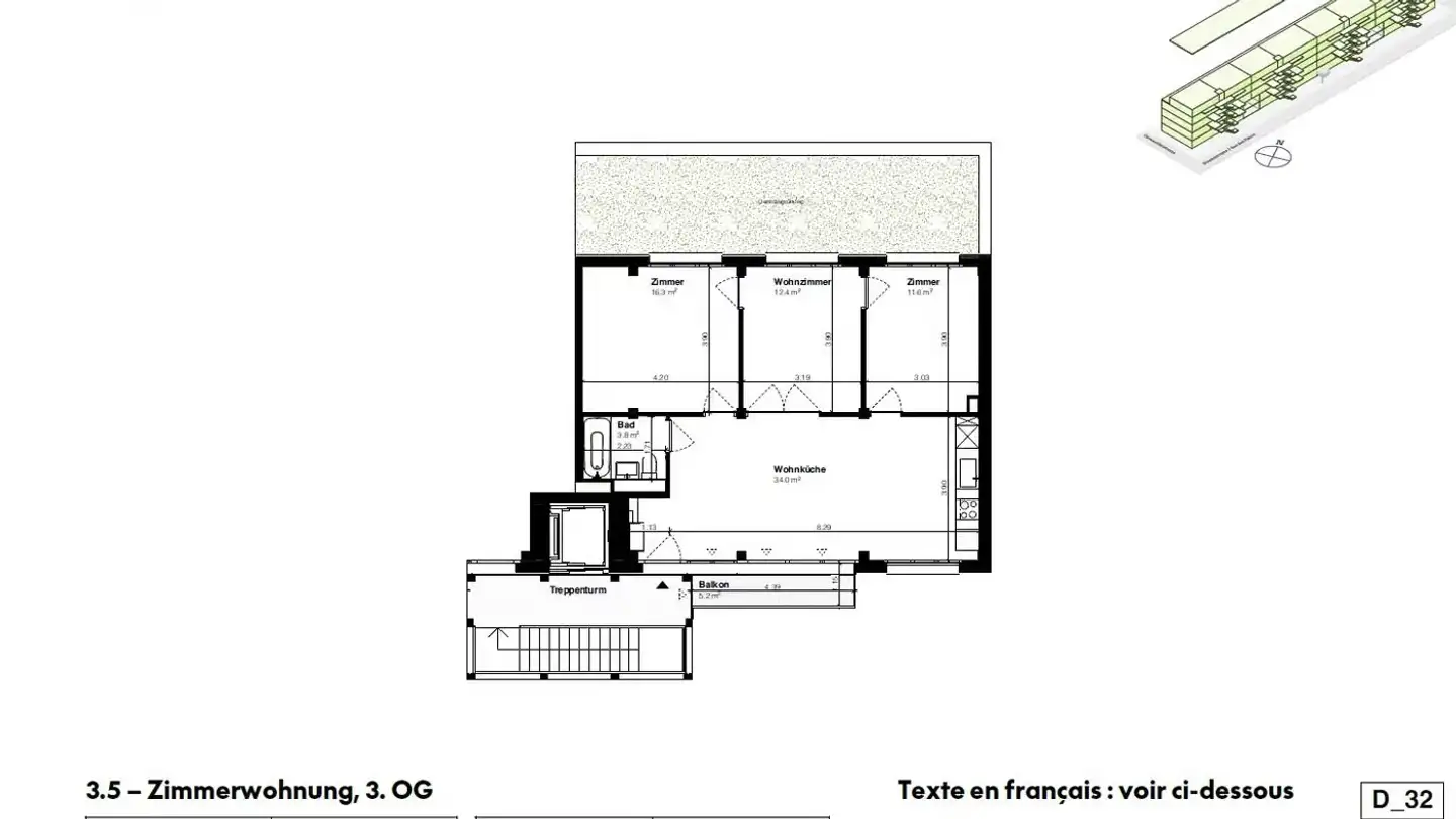 Appartamento in affitto - Rue Des Fleurs / Blumenstrasse 59, 2502 Biel/Bienne - Foto 3