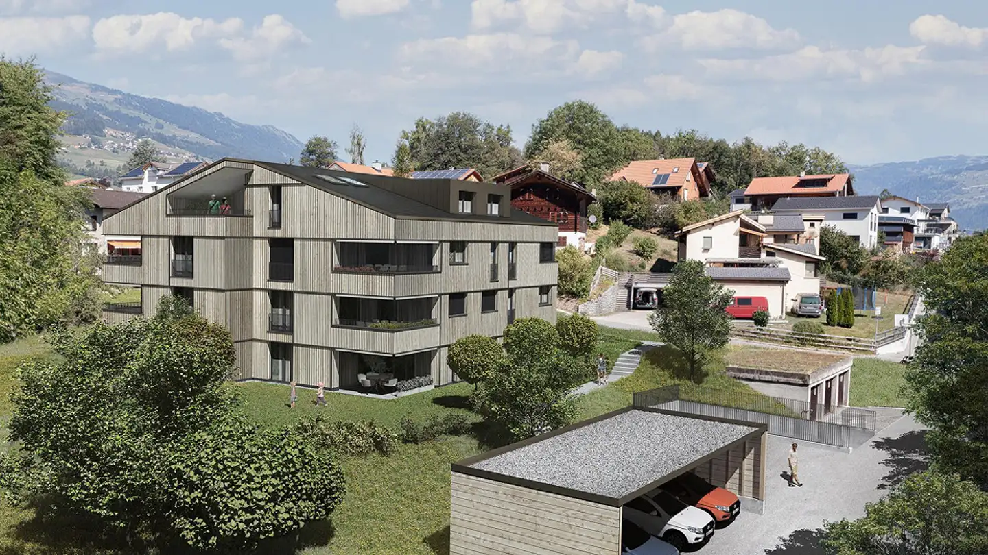 Attique à louer - Heinzenbergstrasse 51, 7425 Masein - Photo 2