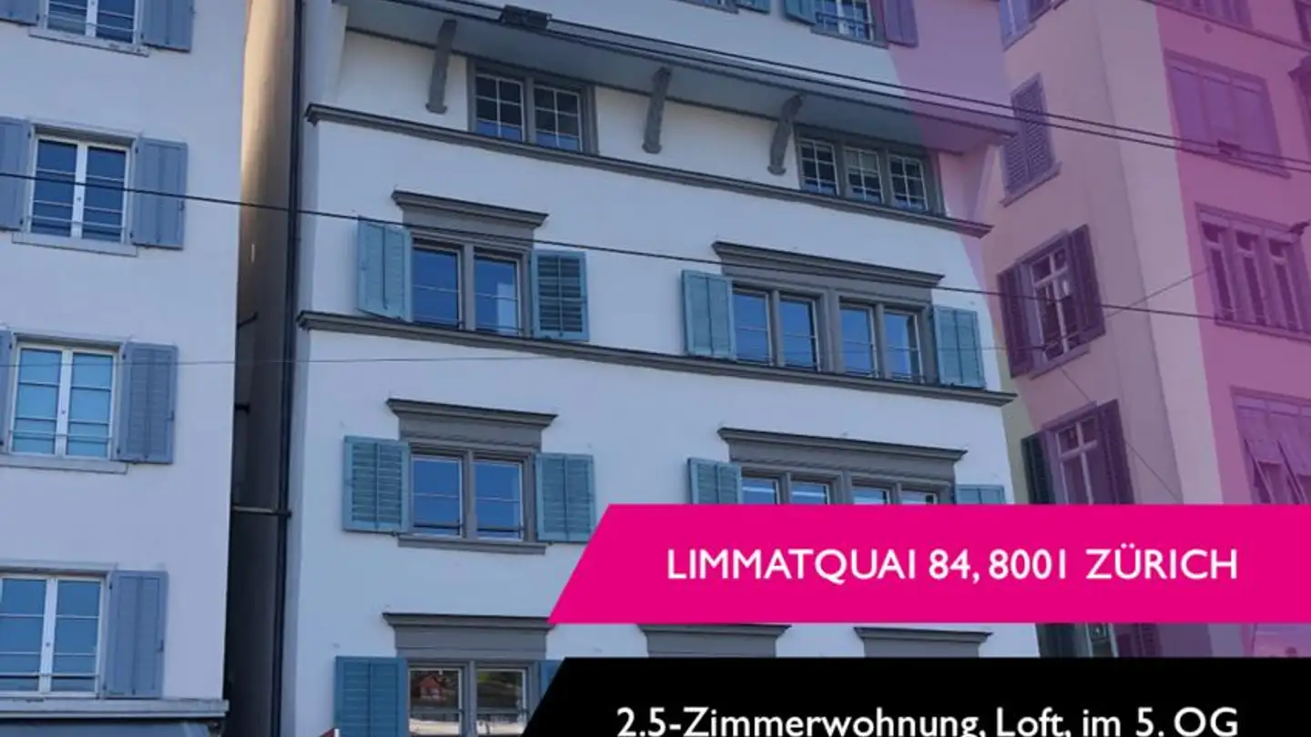 Wohnung mieten - Limmatquai 84, 8001 Zürich
