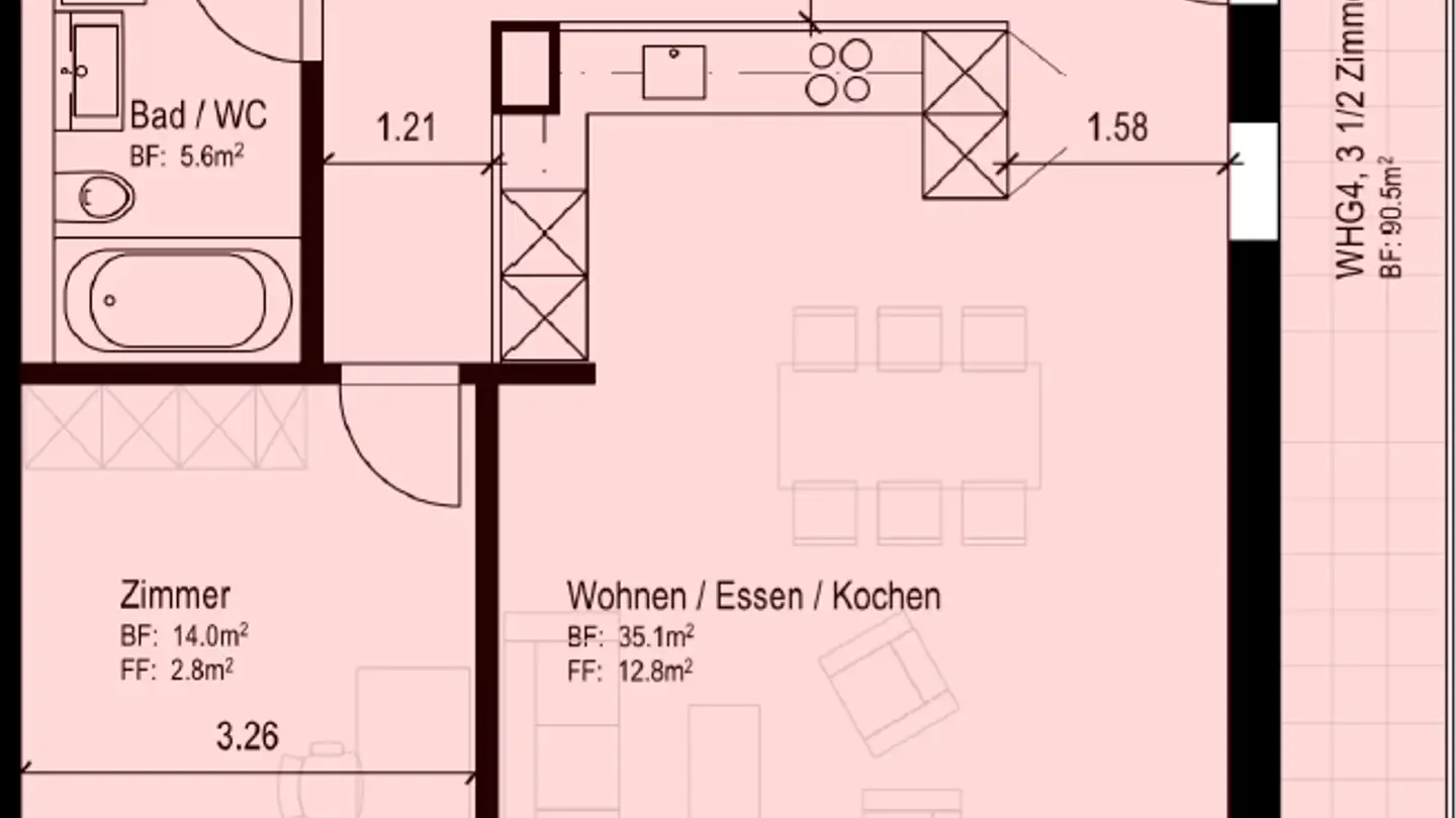 Appartamento in affitto - Alte Winterthurerstrasse 51, 8304 Wallisellen - Foto 2