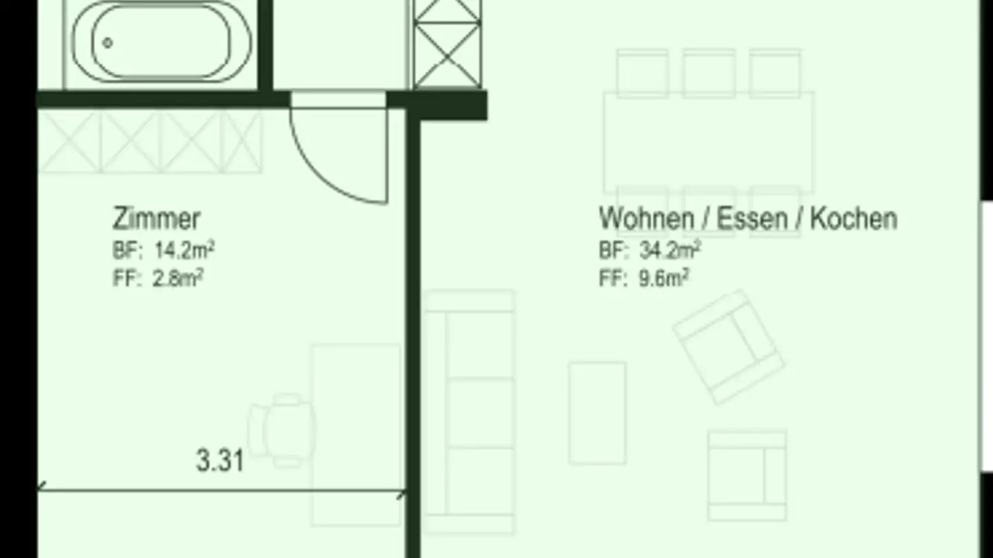 Appartamento in affitto - Alte Winterthurerstrasse 51, 8304 Wallisellen - Foto 2