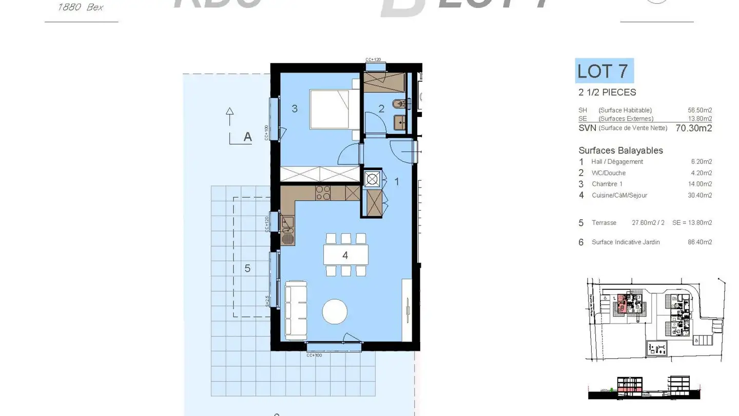 Apartment for sale - Chemin De La Ruaz, 1880 Bex