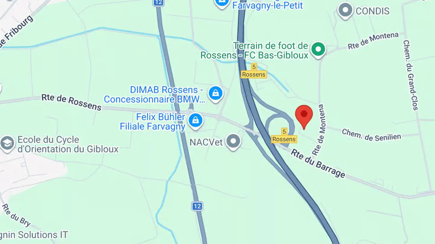 Gewerbe mieten - Route De Montena 15, 1728 Rossens FR - Foto 3