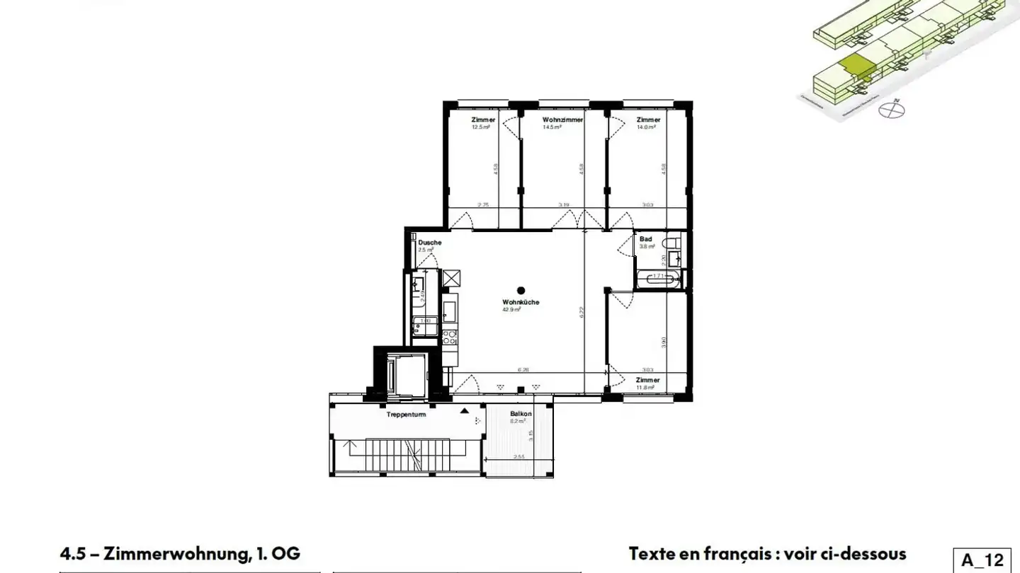Appartamento in affitto - Rue Des Fleurs / Blumenstrasse 53, 2502 Biel/Bienne - Foto 3