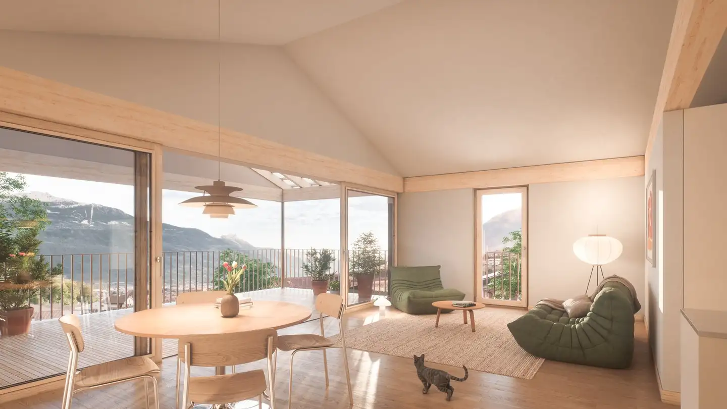 Penthouse for sale - Route de Vuisse, 1962 Pont-de-la-Morge (Sion)