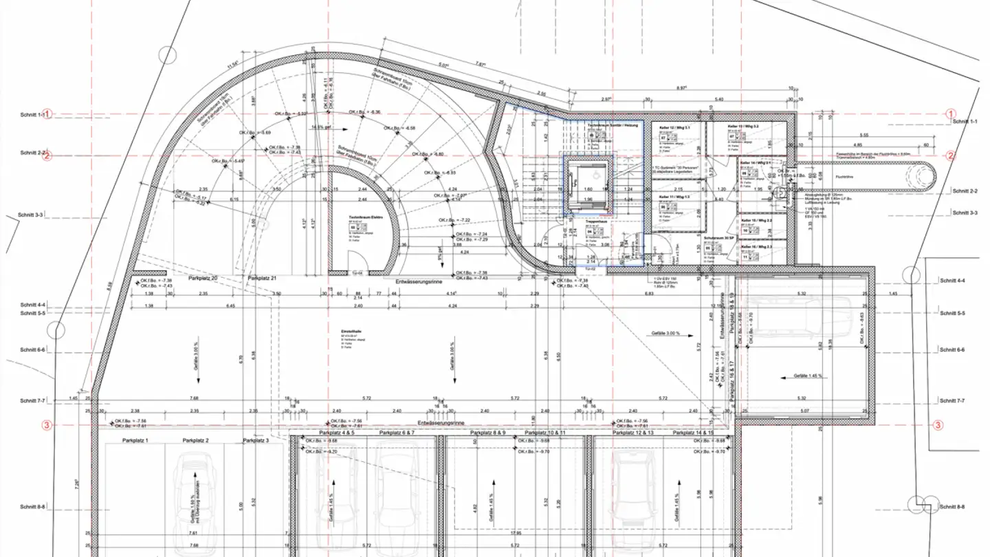 Place de parking souterraine à louer - Renggstrasse 15, 6052 Hergiswil NW - Photo 2