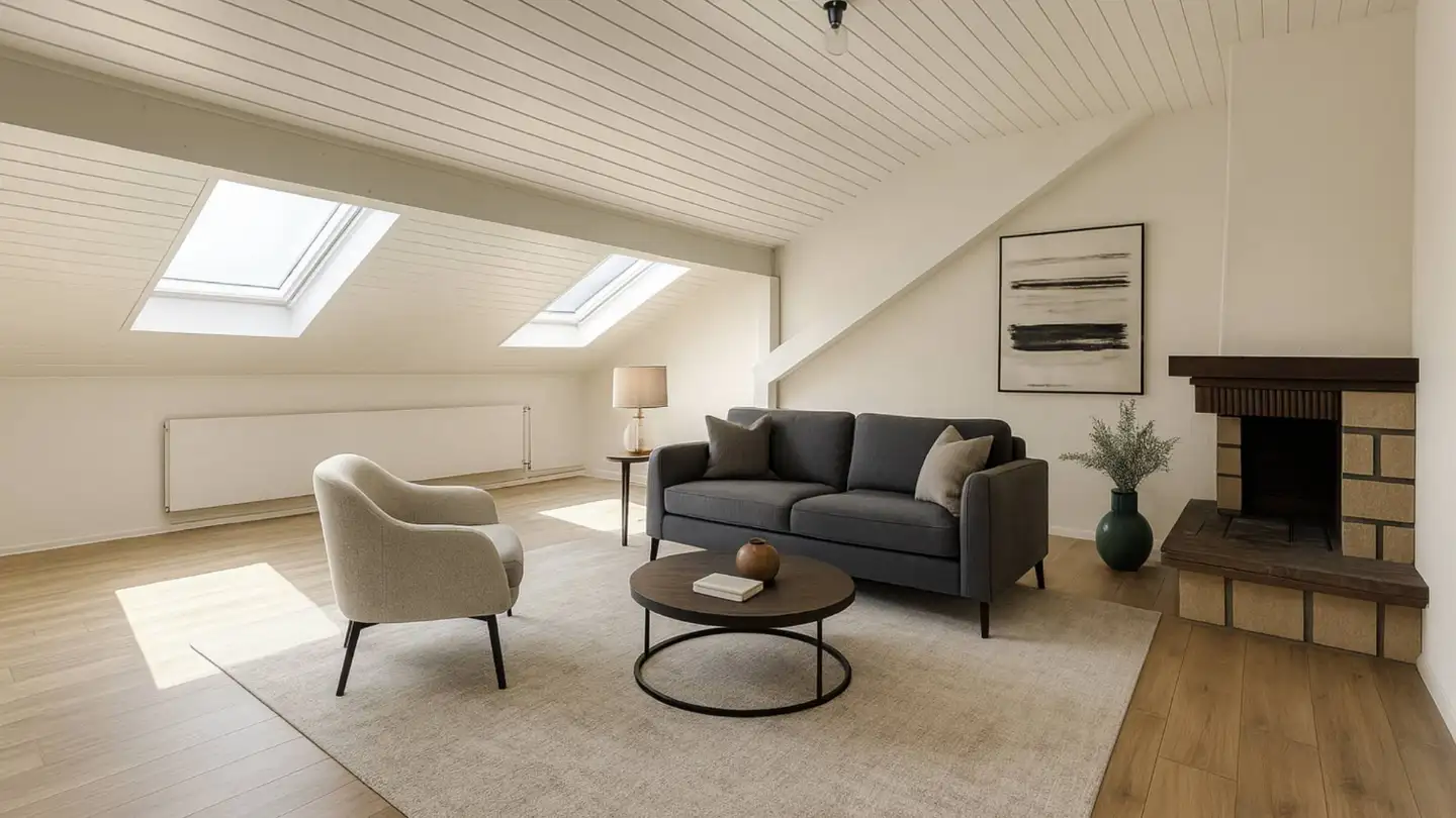 Dachgeschosswohnung kaufen - 1483 Montet (Broye)