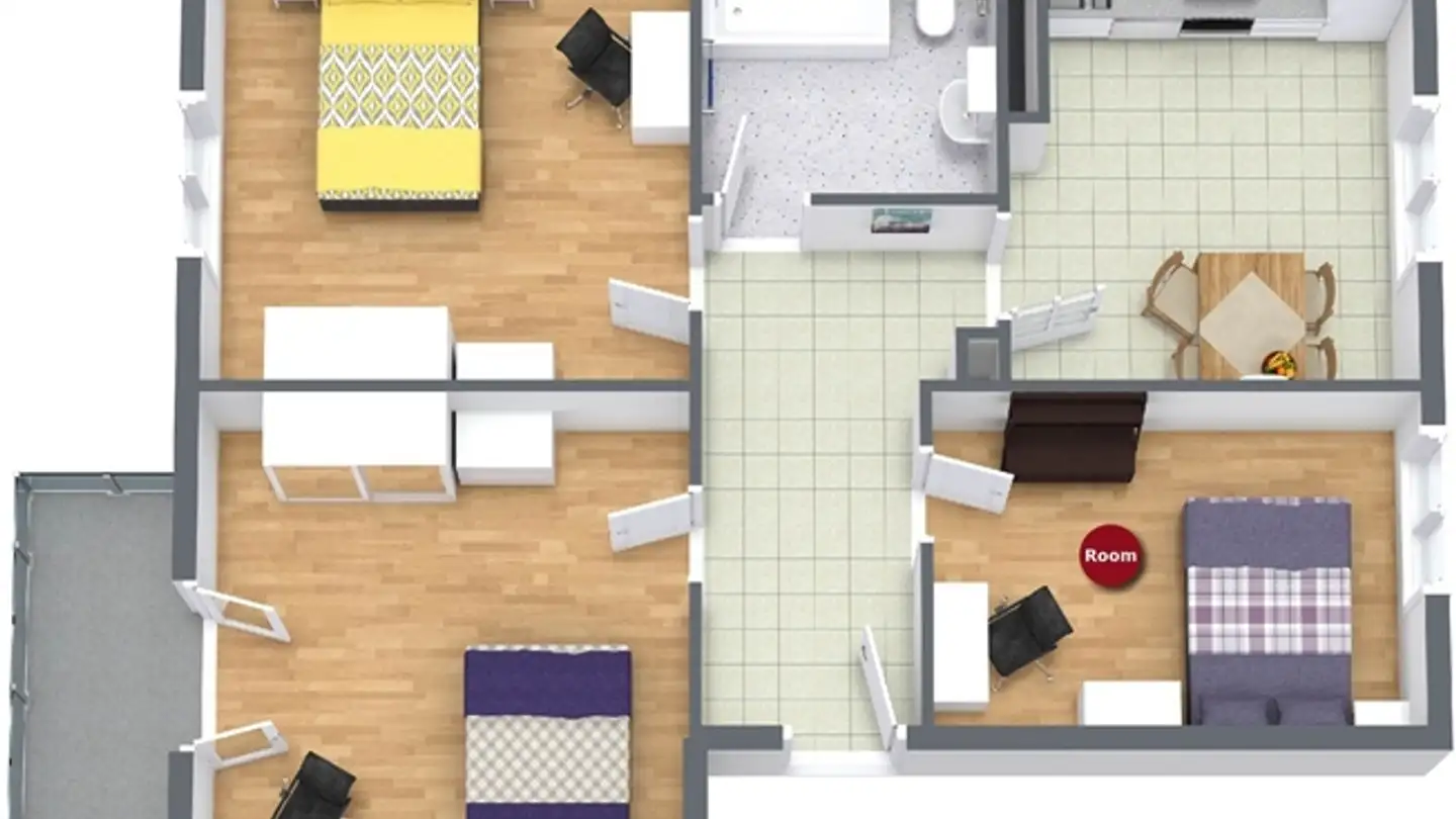 Zimmer mieten - Prattelerstrasse, 4052 Basel - Foto 2