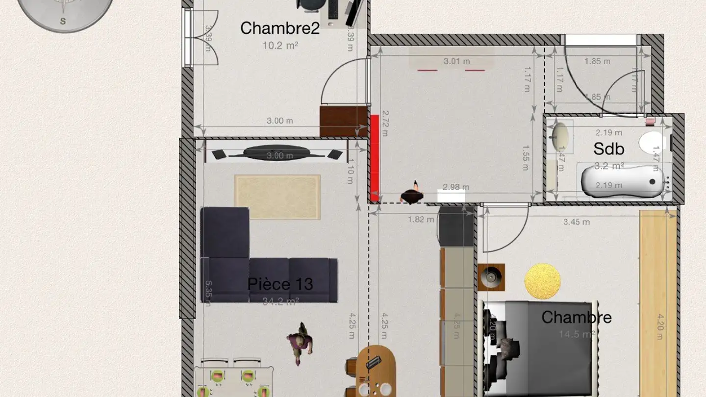 Apartment for rent - Route D'oron, 1000 Lausanne 27 - Photo 4