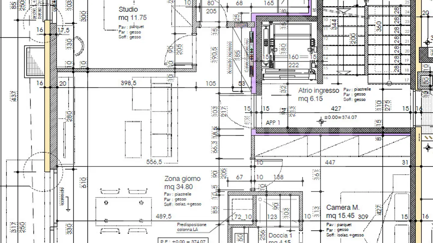 Wohnung mieten - Via Corte, 6963 Pregassona - Foto 3