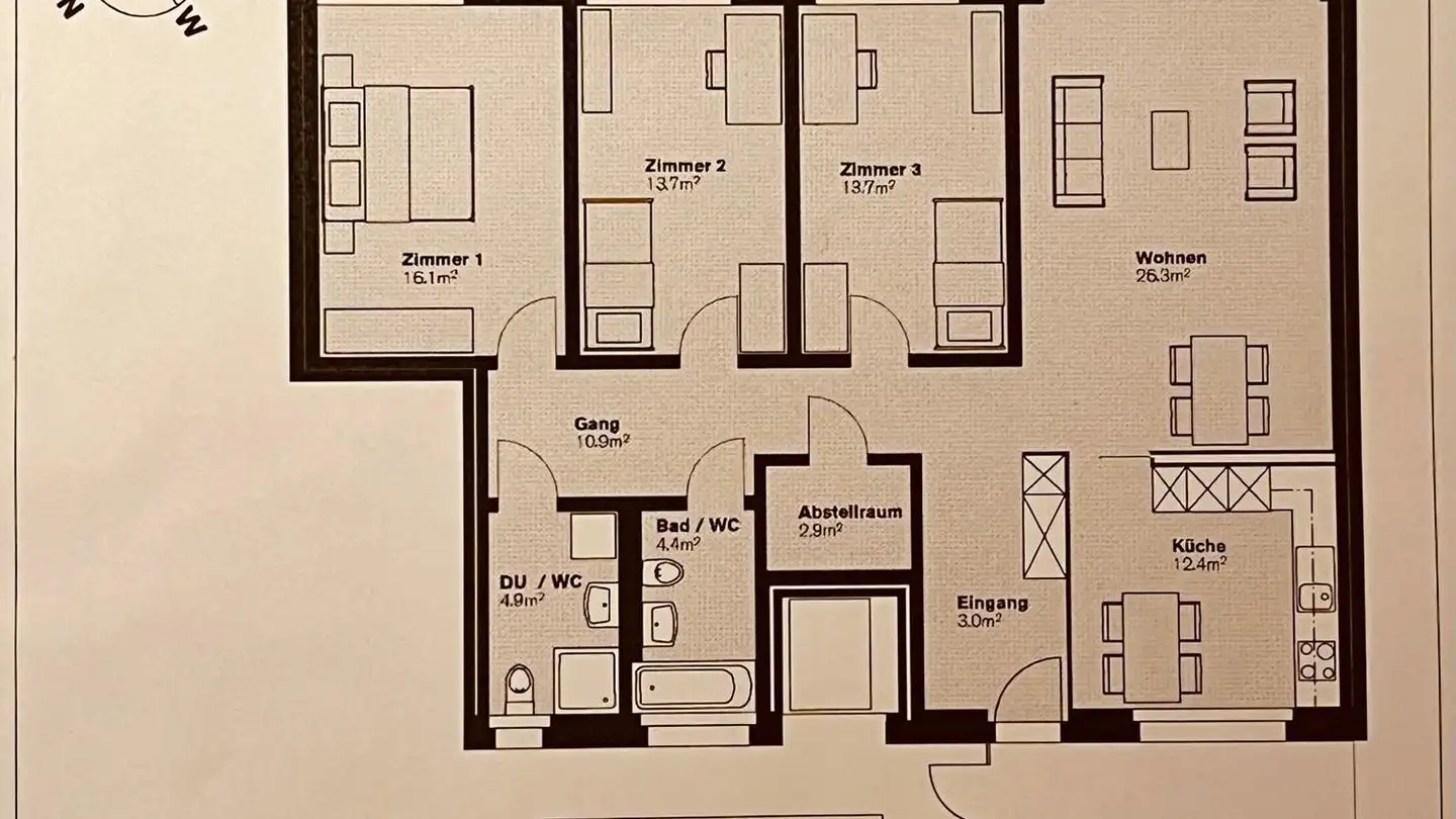 Wohnung mieten - Zwinglistrasse 37, 8400 Winterthur