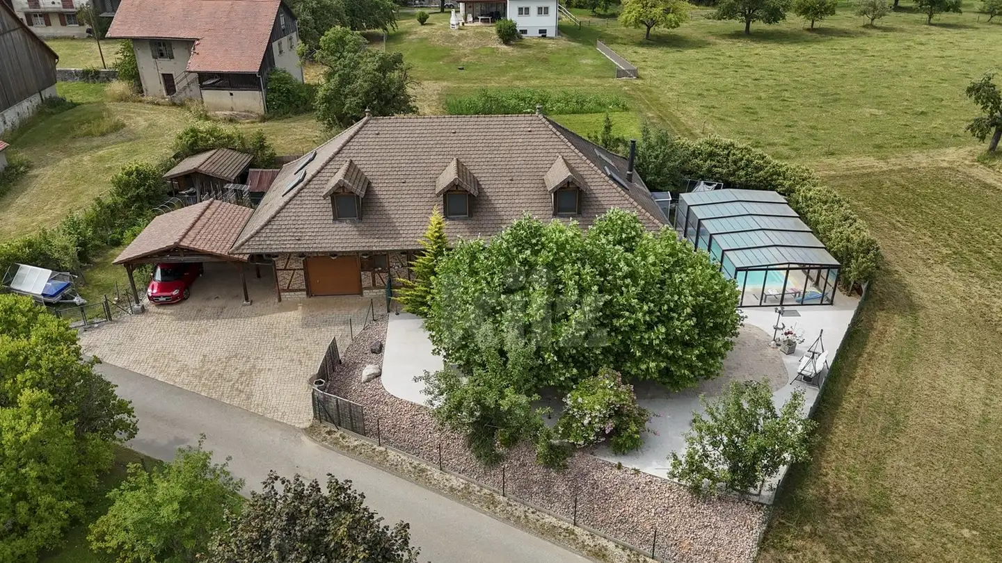 Casa singola in vendita - Chemin Des Pâquis 1, 1682 Dompierre VD