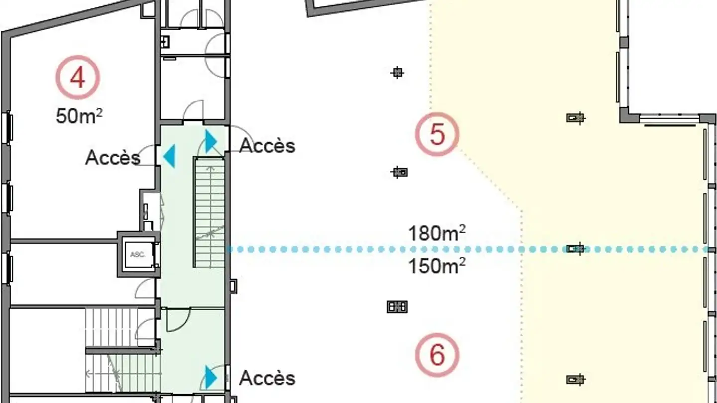 Commerciale in affitto - Rue Du Liseron 5, 1006 Lausanne