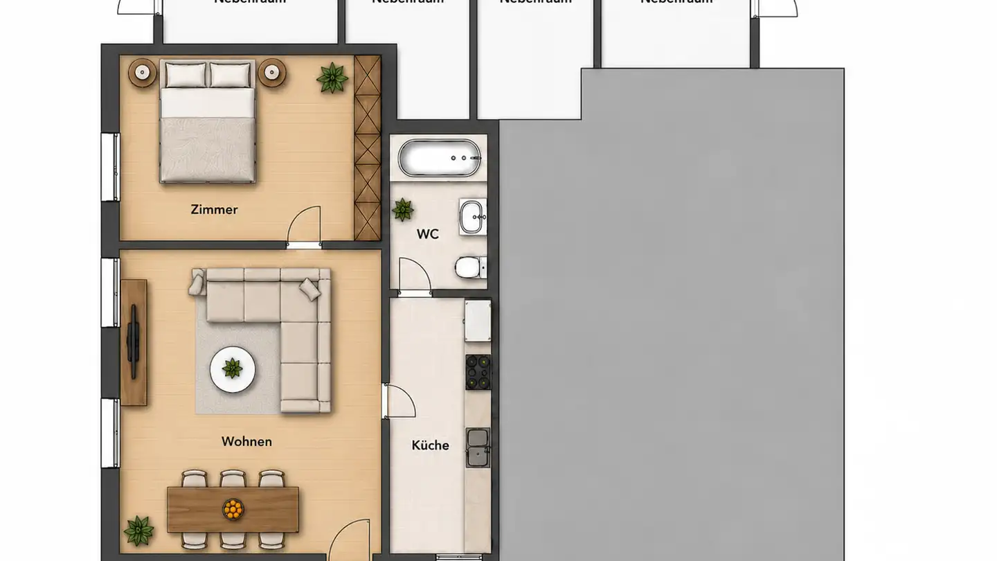 Appartamento in affitto - Zimmereiweg 3, 3425 Koppigen