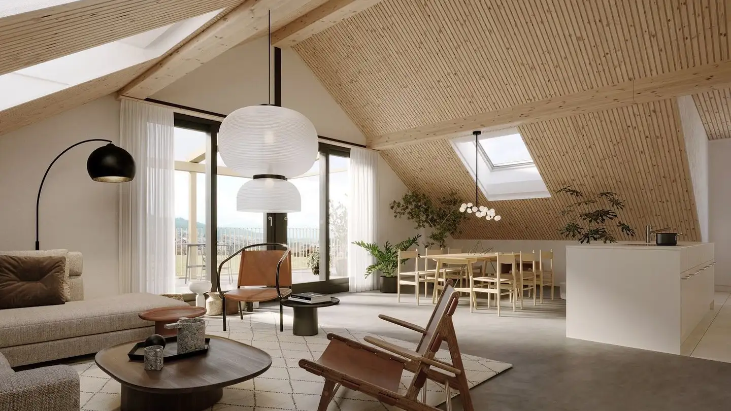 Attique à louer - Fluhgarten 3, 6037 Root