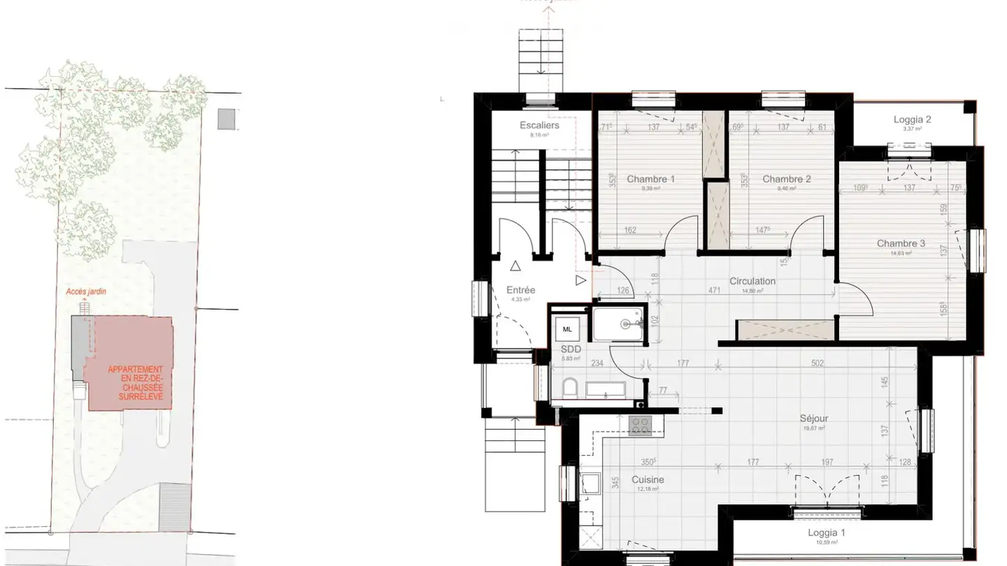 Apartment for rent - Rue Du Chablais 18, 1893 Muraz (Collombey) - Photo 2