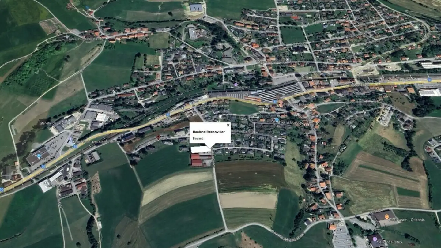 Constructible plot for sale - 2732 Reconvilier