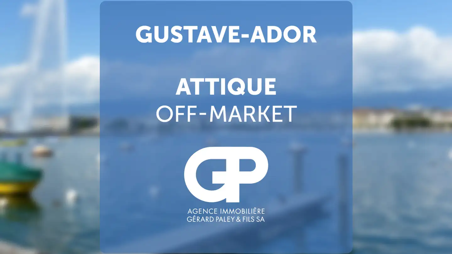 Appartement à vendre - 1204 Genève