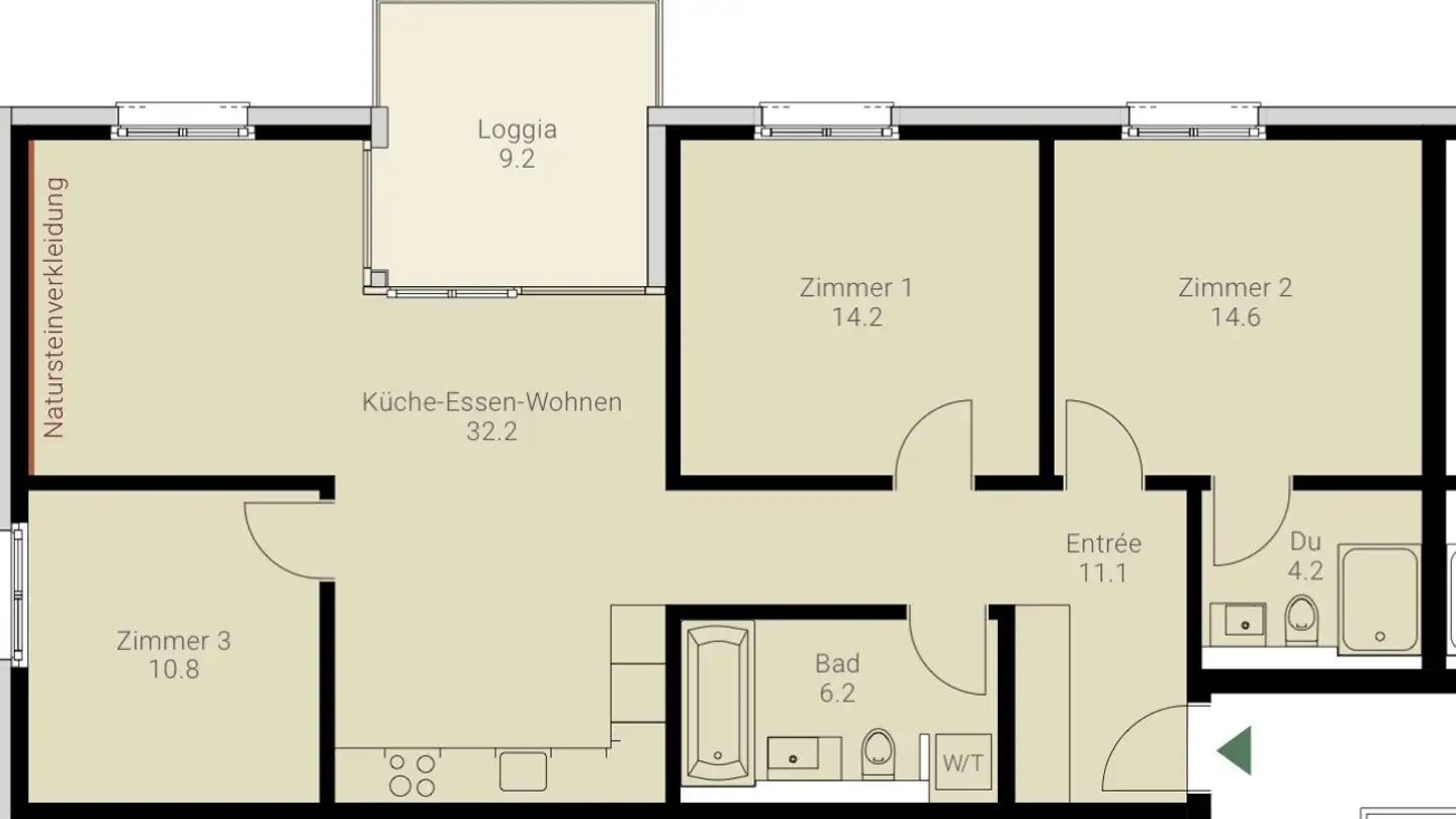 Wohnung mieten - Dorfstrasse 2b, 8512 Thundorf - Foto 2