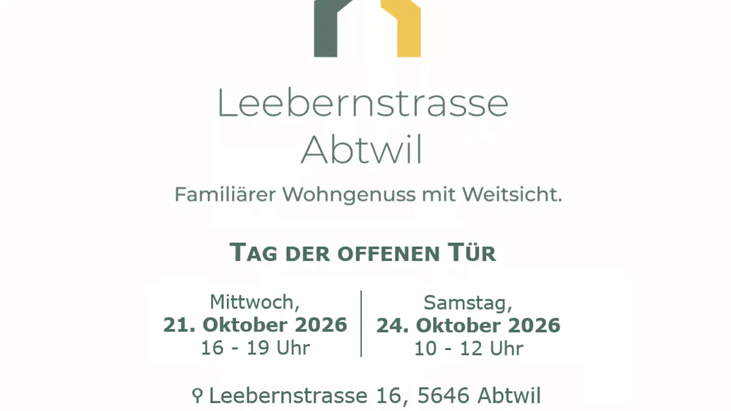 Einfamilienhaus kaufen - Leebernstrasse 16, 5646 Abtwil AG