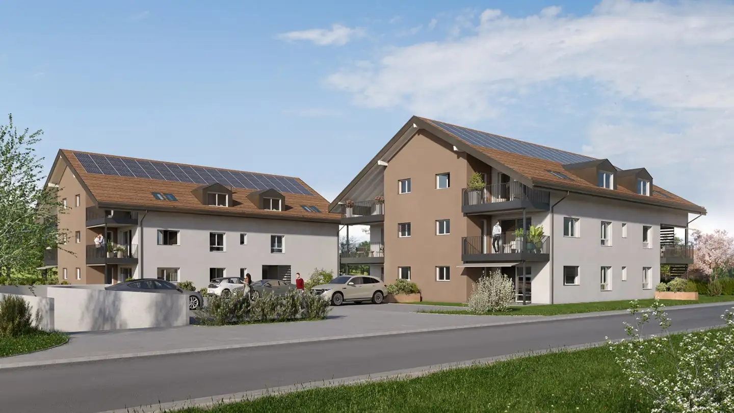 Place de parking extérieure à louer - Route De La Léchère 1-3, 1566 St-Aubin FR - Photo 4