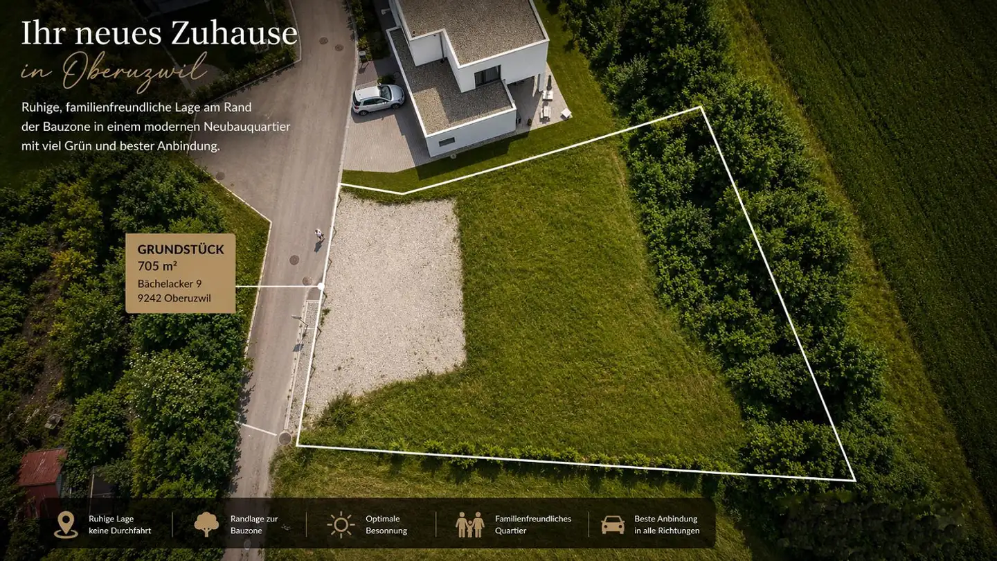 Terreno edificabile in vendita - Im Bächelacker 9, 9242 Oberuzwil - Foto 2